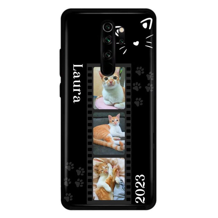 Custom Personalized Pet Photo Film Oppo/Xiaomi/Huawei Phone Case - Gift for Cat Lovers/Birthday Gift