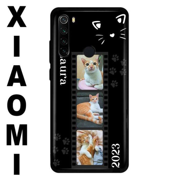 Custom Personalized Pet Photo Film Oppo/Xiaomi/Huawei Phone Case - Gift for Cat Lovers/Birthday Gift