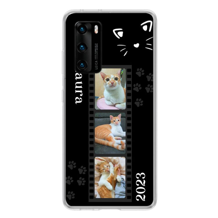 Custom Personalized Pet Photo Film Oppo/Xiaomi/Huawei Phone Case - Gift for Cat Lovers/Birthday Gift