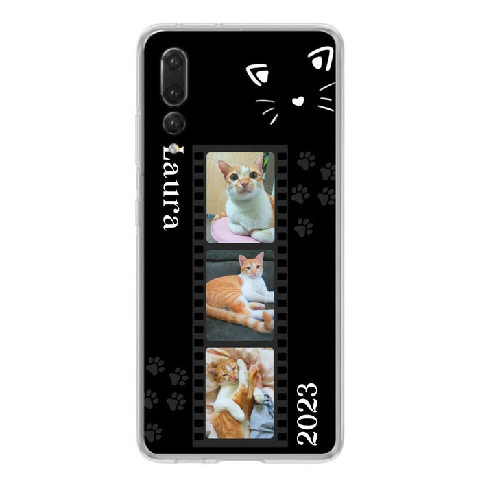 Custom Personalized Pet Photo Film Oppo/Xiaomi/Huawei Phone Case - Gift for Cat Lovers/Birthday Gift