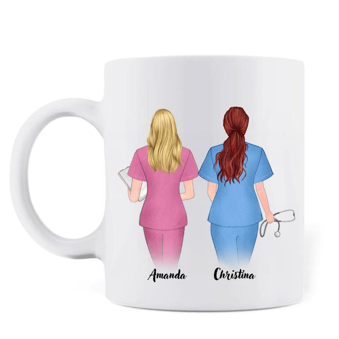 Personalized Best Friends Coffee Mug - Best Gift For Nurse Best Friends