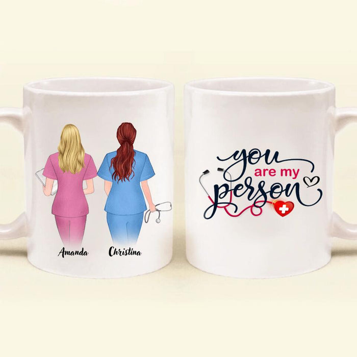 Personalized Best Friends Coffee Mug - Best Gift For Nurse Best Friends