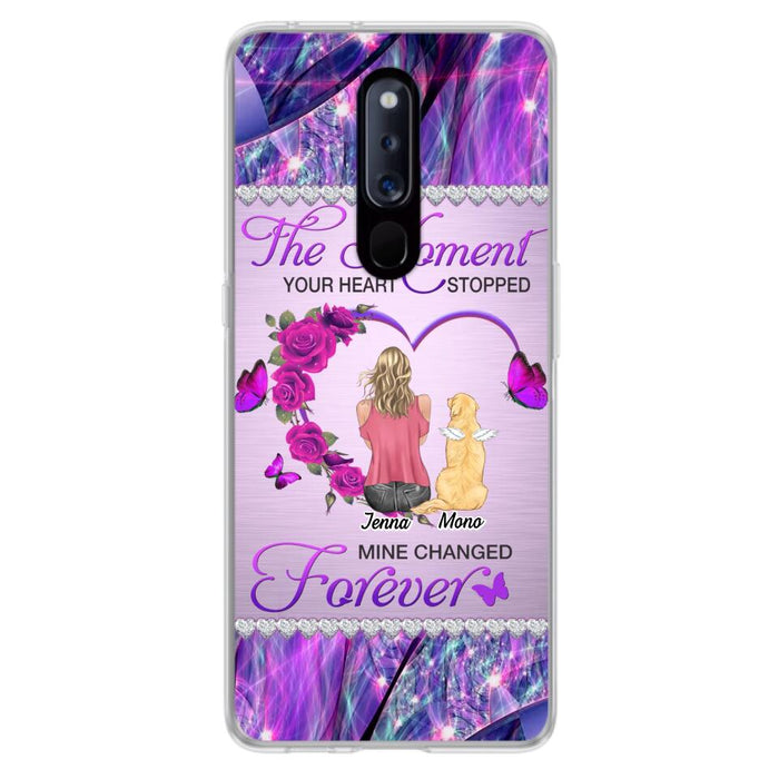 Custom Personalized Memorial Dog Mom Xiaomi/Oppo/Huawei Phone Case - Memorial/ Mother's Day Gift Idea For Dog Mom - The Moment Your Heart Stopped Mine Changed Forever