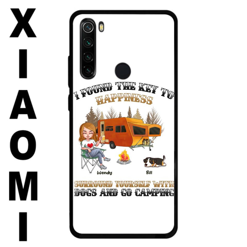 Personalized Dog Camping Queen Phone Case - Gift Idea For Camping Lovers/Friends/ Dog Mom - Up to 5 Dogs - Case For Xiaomi/Oppo/Huawei