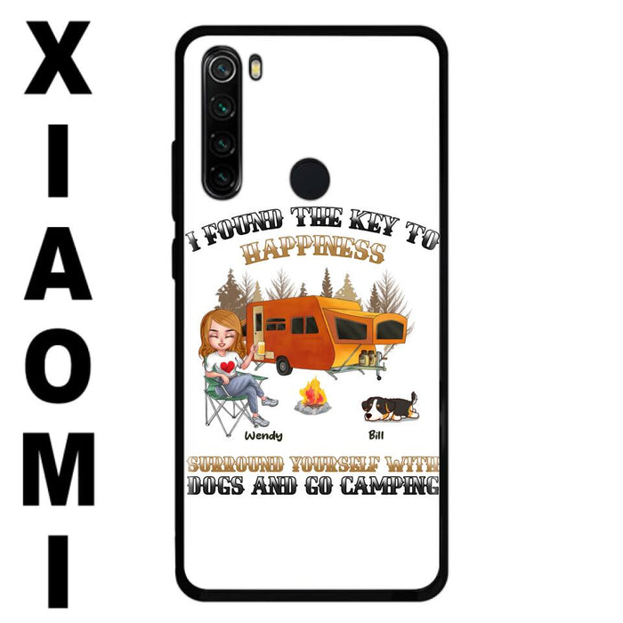 Custom Personalized Dog Camping Queen Phone Case - Gift Idea For Camping Lovers/Friends/ Dog Mom - Upto 5 Dogs - Case For Xiaomi/Oppo/Huawei