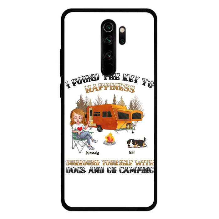 Custom Personalized Dog Camping Queen Phone Case - Gift Idea For Camping Lovers/Friends/ Dog Mom - Upto 5 Dogs - Case For Xiaomi/Oppo/Huawei