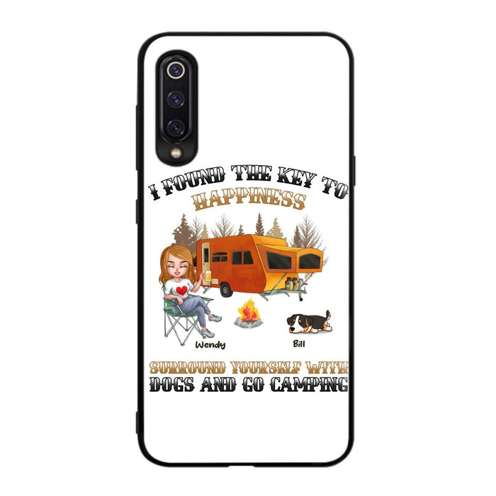 Custom Personalized Dog Camping Queen Phone Case - Gift Idea For Camping Lovers/Friends/ Dog Mom - Upto 5 Dogs - Case For Xiaomi/Oppo/Huawei