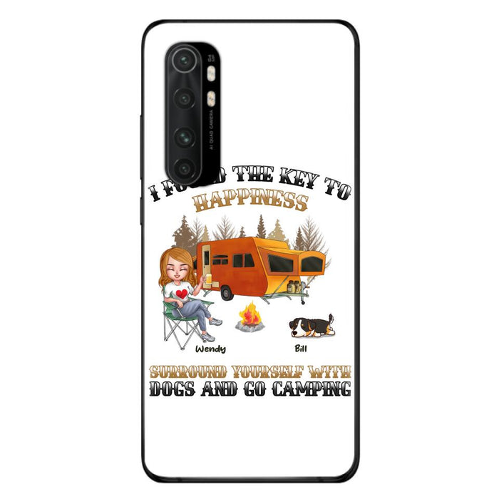 Custom Personalized Dog Camping Queen Phone Case - Gift Idea For Camping Lovers/Friends/ Dog Mom - Upto 5 Dogs - Case For Xiaomi/Oppo/Huawei