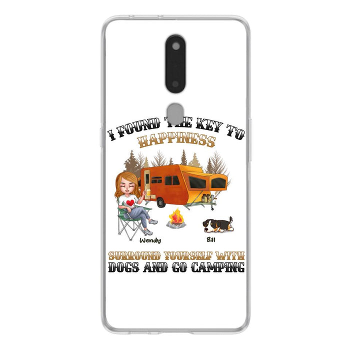 Custom Personalized Dog Camping Queen Phone Case - Gift Idea For Camping Lovers/Friends/ Dog Mom - Upto 5 Dogs - Case For Xiaomi/Oppo/Huawei