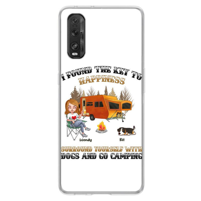 Personalized Dog Camping Queen Phone Case - Gift Idea For Camping Lovers/Friends/ Dog Mom - Up to 5 Dogs - Case For Xiaomi/Oppo/Huawei