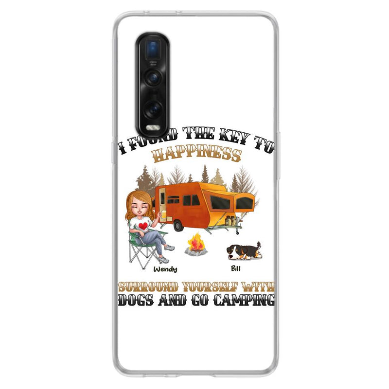 Personalized Dog Camping Queen Phone Case - Gift Idea For Camping Lovers/Friends/ Dog Mom - Up to 5 Dogs - Case For Xiaomi/Oppo/Huawei