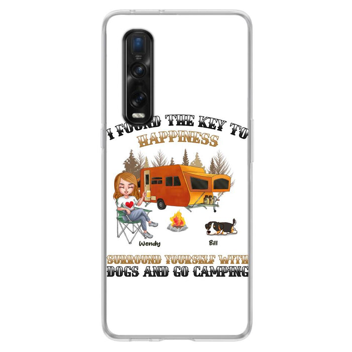 Custom Personalized Dog Camping Queen Phone Case - Gift Idea For Camping Lovers/Friends/ Dog Mom - Upto 5 Dogs - Case For Xiaomi/Oppo/Huawei