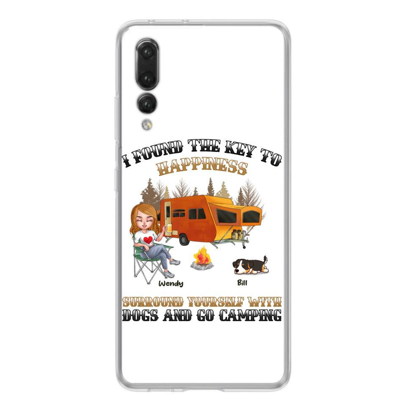 Personalized Dog Camping Queen Phone Case - Gift Idea For Camping Lovers/Friends/ Dog Mom - Up to 5 Dogs - Case For Xiaomi/Oppo/Huawei