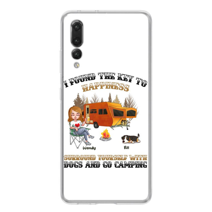 Custom Personalized Dog Camping Queen Phone Case - Gift Idea For Camping Lovers/Friends/ Dog Mom - Upto 5 Dogs - Case For Xiaomi/Oppo/Huawei