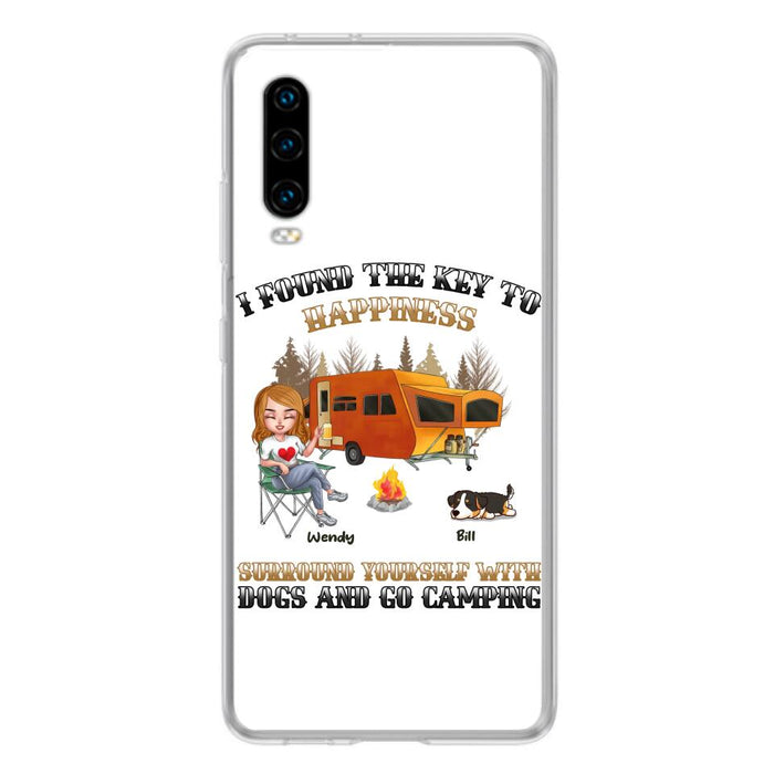 Custom Personalized Dog Camping Queen Phone Case - Gift Idea For Camping Lovers/Friends/ Dog Mom - Upto 5 Dogs - Case For Xiaomi/Oppo/Huawei