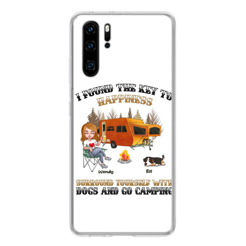 Personalized Dog Camping Queen Phone Case - Gift Idea For Camping Lovers/Friends/ Dog Mom - Up to 5 Dogs - Case For Xiaomi/Oppo/Huawei