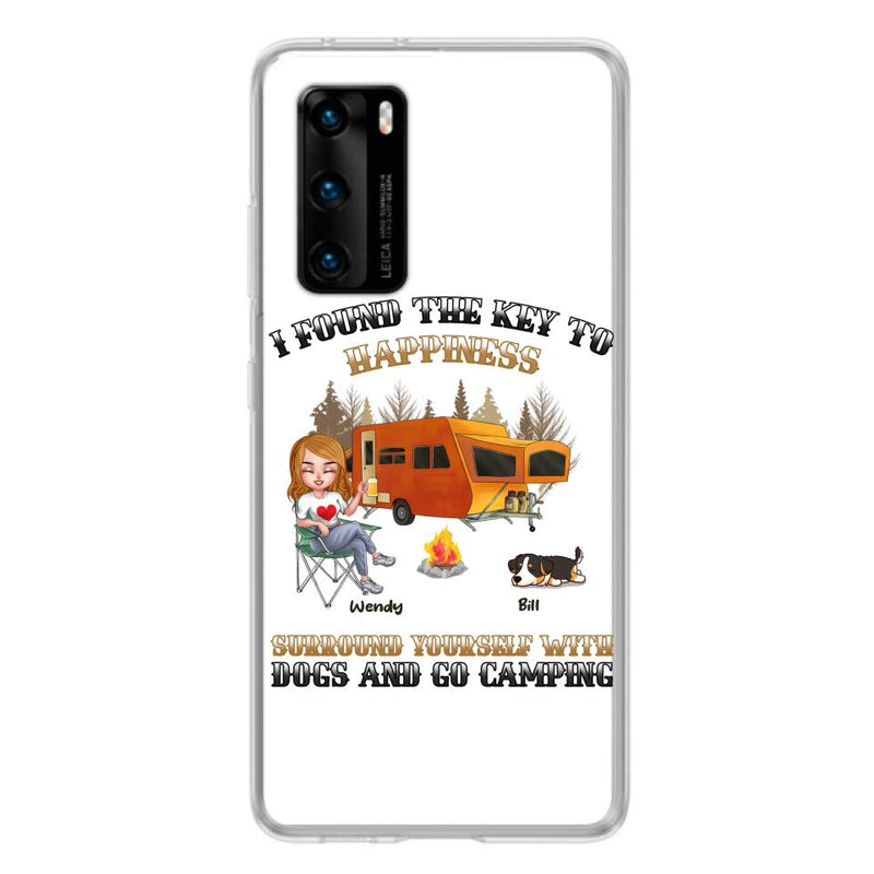 Personalized Dog Camping Queen Phone Case - Gift Idea For Camping Lovers/Friends/ Dog Mom - Up to 5 Dogs - Case For Xiaomi/Oppo/Huawei