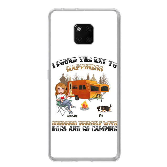 Custom Personalized Dog Camping Queen Phone Case - Gift Idea For Camping Lovers/Friends/ Dog Mom - Upto 5 Dogs - Case For Xiaomi/Oppo/Huawei