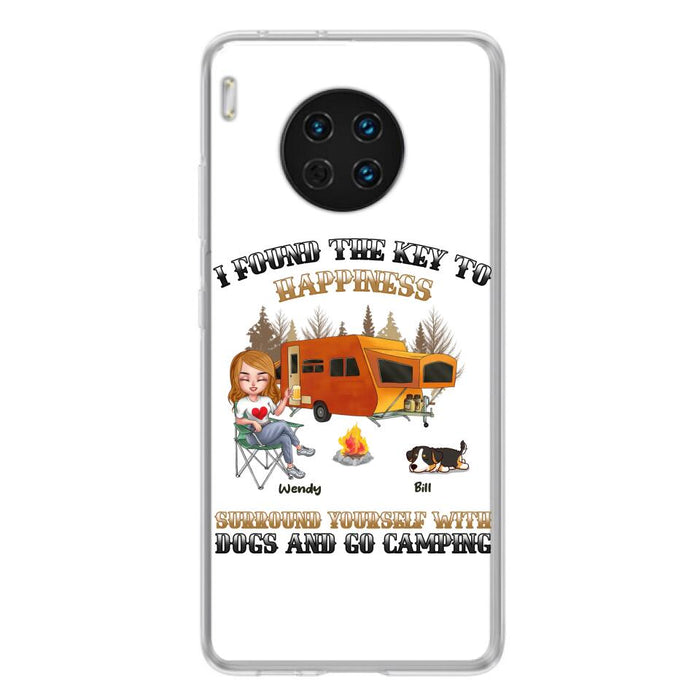 Custom Personalized Dog Camping Queen Phone Case - Gift Idea For Camping Lovers/Friends/ Dog Mom - Upto 5 Dogs - Case For Xiaomi/Oppo/Huawei