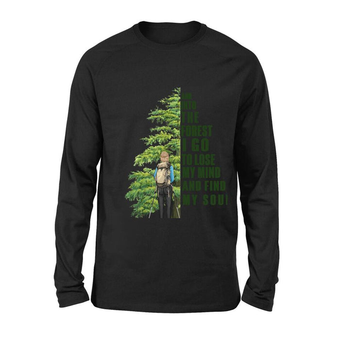 Custom Personalized Hiking Girl/Man T-Shirt - Best Gifts For Hiking Lovers