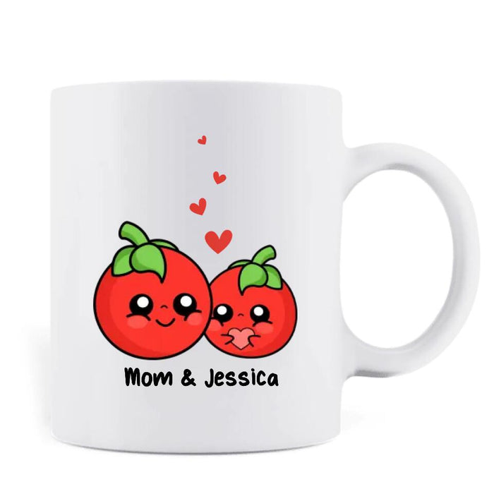 Custom Personalized Love Mom Mug - Gift Idea For Mother's Day - Mom I Love You From My Head To-Ma-Toes