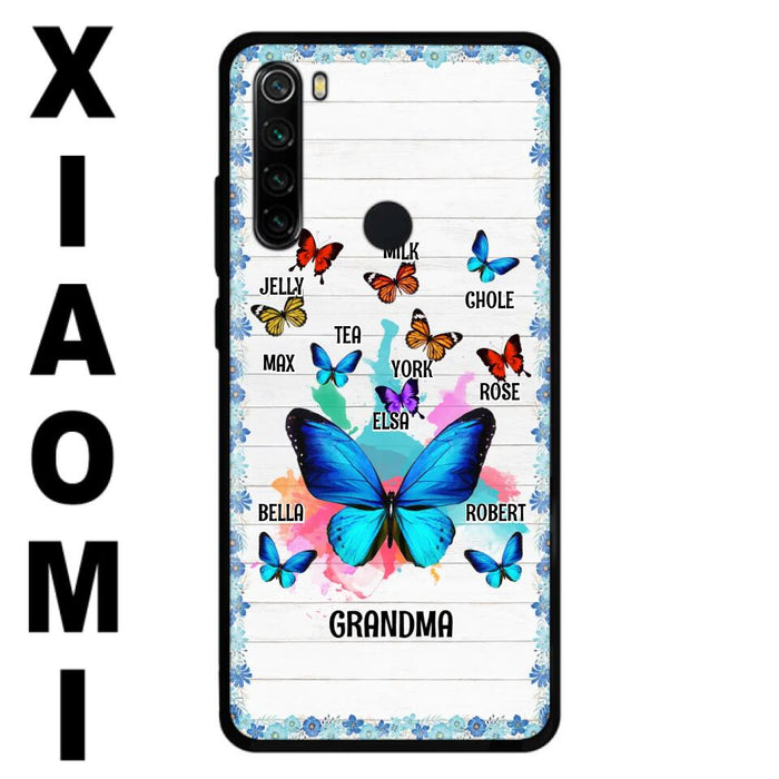 Custom Personalized Grandma Phone Case - Up to 10 Kid's Name - Mother's Day Gift Idea For Grandma - Case For Xiaomi/ Oppo/ Huawei