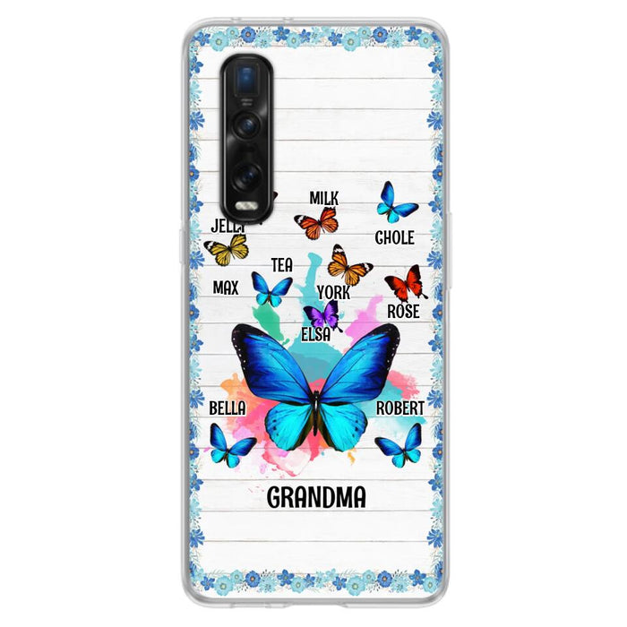 Custom Personalized Grandma Phone Case - Up to 10 Kid's Name - Mother's Day Gift Idea For Grandma - Case For Xiaomi/ Oppo/ Huawei