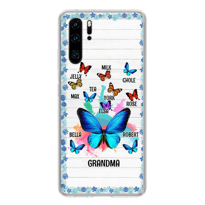 Custom Personalized Grandma Phone Case - Up to 10 Kid's Name - Mother's Day Gift Idea For Grandma - Case For Xiaomi/ Oppo/ Huawei