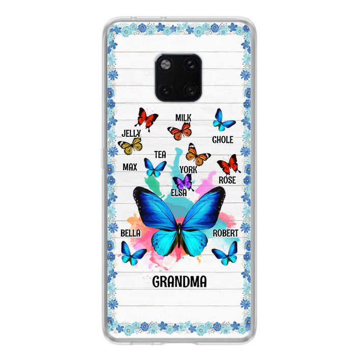 Custom Personalized Grandma Phone Case - Up to 10 Kid's Name - Mother's Day Gift Idea For Grandma - Case For Xiaomi/ Oppo/ Huawei