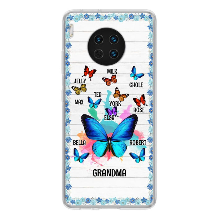 Custom Personalized Grandma Phone Case - Up to 10 Kid's Name - Mother's Day Gift Idea For Grandma - Case For Xiaomi/ Oppo/ Huawei