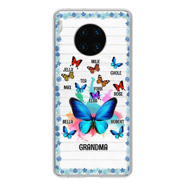 Custom Personalized Grandma Phone Case - Up to 10 Kid's Name - Mother's Day Gift Idea For Grandma - Case For Xiaomi/ Oppo/ Huawei