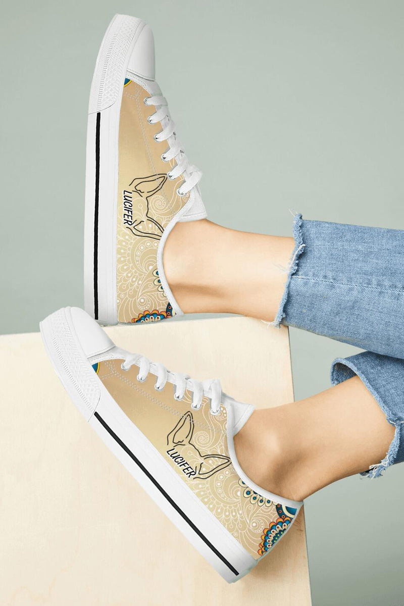 Personalized Dog Ears Sneakers - Gift Idea For Dog Lover/Mother's Day/Father's Day Gift