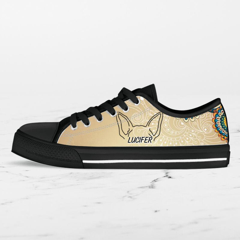 Personalized Dog Ears Sneakers - Gift Idea For Dog Lover/Mother's Day/Father's Day Gift