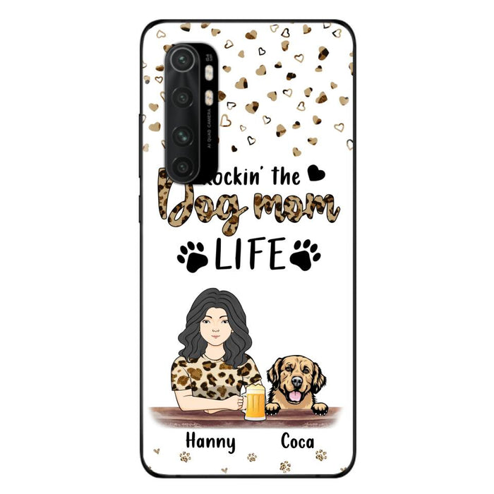 Custom Personalized Dog Mom Phone Case - Upto 4 Dogs - Mother's Day Gift Idea For Dog Lover/ Dog Mom - Rockin' The Dog Mom Life - Case For Xiaomi/ Oppo And Huawei