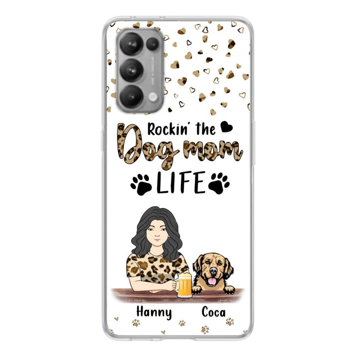 Custom Personalized Dog Mom Phone Case - Upto 4 Dogs - Mother's Day Gift Idea For Dog Lover/ Dog Mom - Rockin' The Dog Mom Life - Case For Xiaomi/ Oppo And Huawei