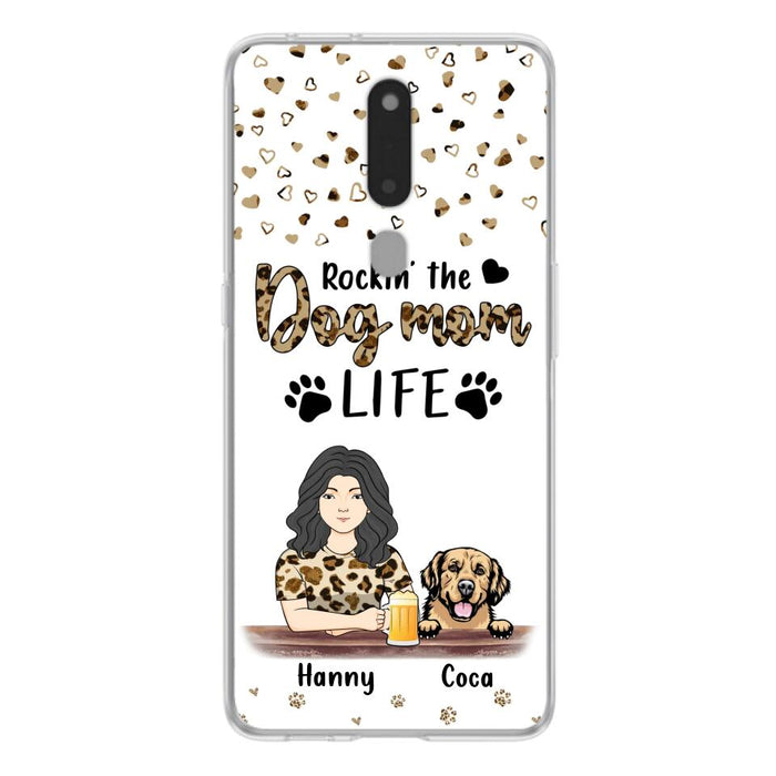 Custom Personalized Dog Mom Phone Case - Upto 4 Dogs - Mother's Day Gift Idea For Dog Lover/ Dog Mom - Rockin' The Dog Mom Life - Case For Xiaomi/ Oppo And Huawei