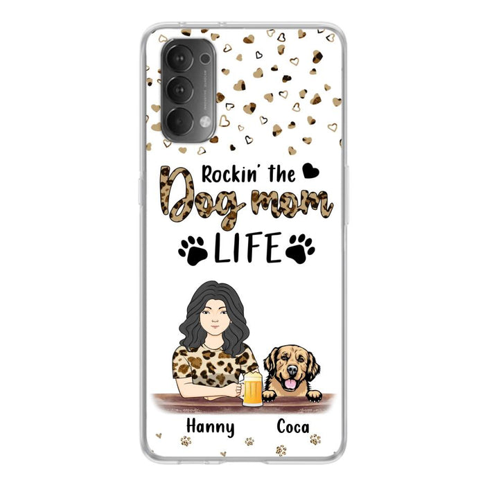 Custom Personalized Dog Mom Phone Case - Upto 4 Dogs - Mother's Day Gift Idea For Dog Lover/ Dog Mom - Rockin' The Dog Mom Life - Case For Xiaomi/ Oppo And Huawei