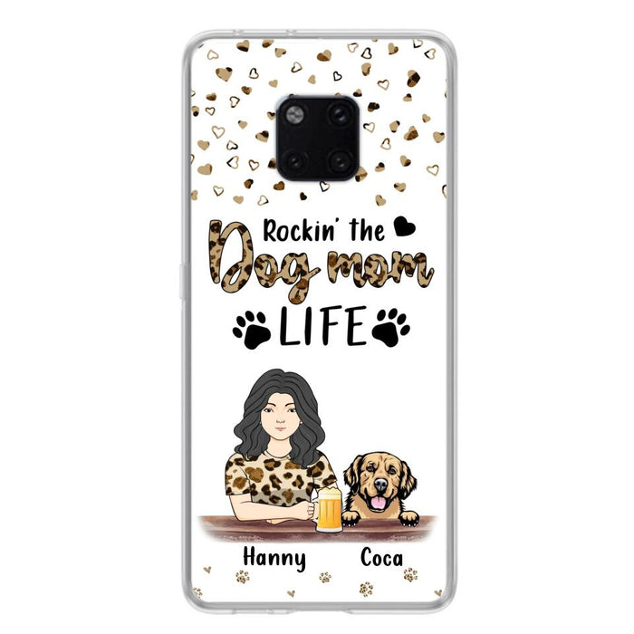 Custom Personalized Dog Mom Phone Case - Upto 4 Dogs - Mother's Day Gift Idea For Dog Lover/ Dog Mom - Rockin' The Dog Mom Life - Case For Xiaomi/ Oppo And Huawei