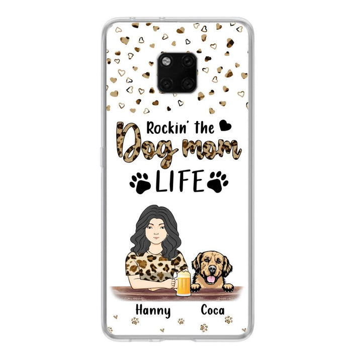 Custom Personalized Dog Mom Phone Case - Upto 4 Dogs - Mother's Day Gift Idea For Dog Lover/ Dog Mom - Rockin' The Dog Mom Life - Case For Xiaomi/ Oppo And Huawei