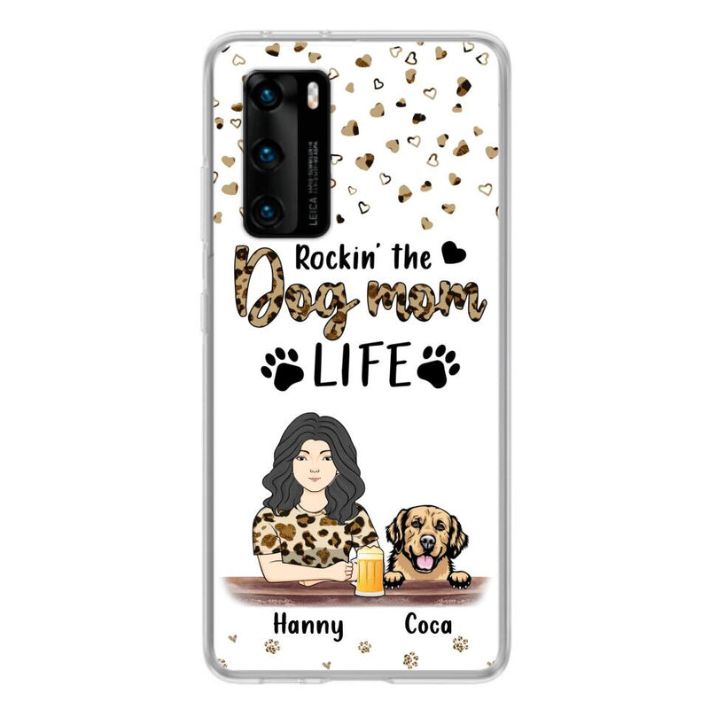 Personalized Dog Mom Phone Case - Up to 4 Dogs - Mother's Day Gift Idea For Dog Lover/Dog Mom - Rockin' The Dog Mom Life - Case For Xiaomi/Oppo And Huawei