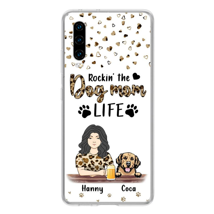 Custom Personalized Dog Mom Phone Case - Upto 4 Dogs - Mother's Day Gift Idea For Dog Lover/ Dog Mom - Rockin' The Dog Mom Life - Case For Xiaomi/ Oppo And Huawei