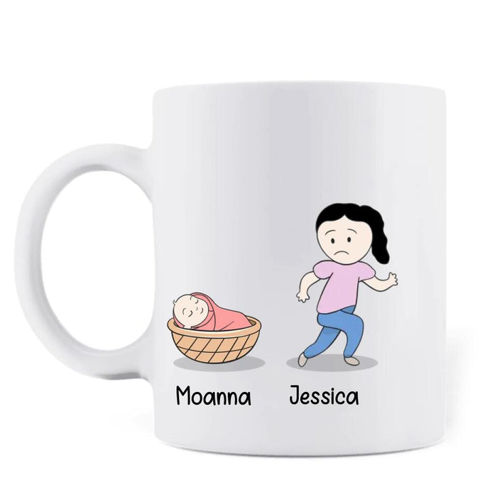 Custom Personalized Mom Coffee Mug - Gift Idea For Mother's Day - Mom I Just Wanted To Say Thank You For Being The Best Mom Ever