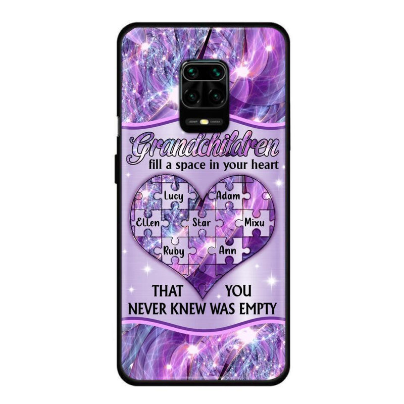 Personalized Grandchildren Phone Case - Up to 7 Kids - Mother's Day Gift Idea For Grandma - Grandchildren Fill A Space In Your Heart That You Never Knew Was Empty - Case For Xiaomi/ Oppo/ Huawei