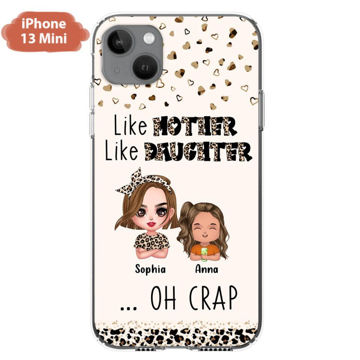 Custom Personalized Mother Phone Case - Mom With Upto 7 Children - Mother's Day Gift To Mom - Like Mother Like Daughter - Case For iPhone And Samsung