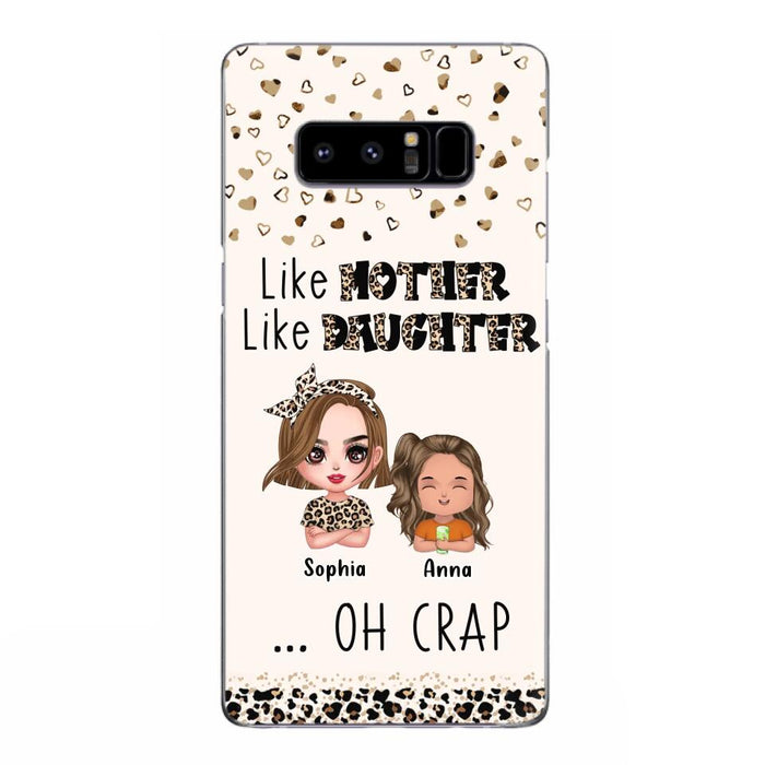 Custom Personalized Mother Phone Case - Mom With Upto 7 Children - Mother's Day Gift To Mom - Like Mother Like Daughter - Case For iPhone And Samsung