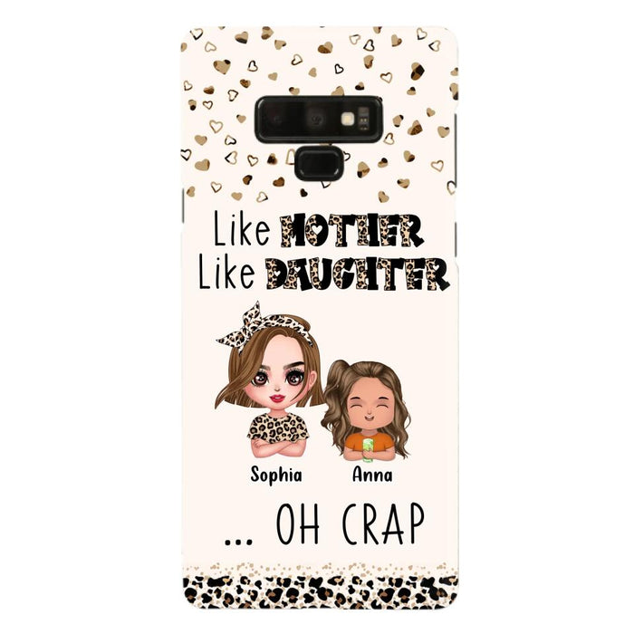 Custom Personalized Mother Phone Case - Mom With Upto 7 Children - Mother's Day Gift To Mom - Like Mother Like Daughter - Case For iPhone And Samsung