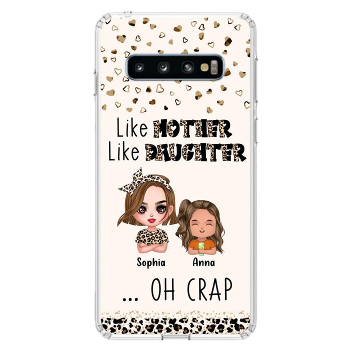 Custom Personalized Mother Phone Case - Mom With Upto 7 Children - Mother's Day Gift To Mom - Like Mother Like Daughter - Case For iPhone And Samsung