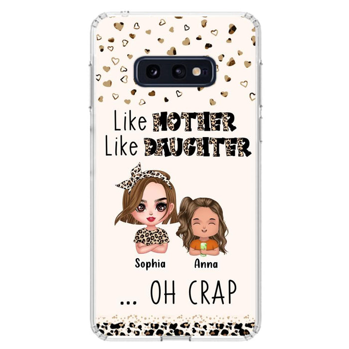 Custom Personalized Mother Phone Case - Mom With Upto 7 Children - Mother's Day Gift To Mom - Like Mother Like Daughter - Case For iPhone And Samsung