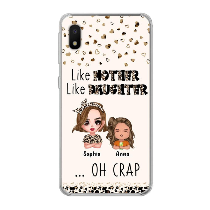 Custom Personalized Mother Phone Case - Mom With Upto 7 Children - Mother's Day Gift To Mom - Like Mother Like Daughter - Case For iPhone And Samsung