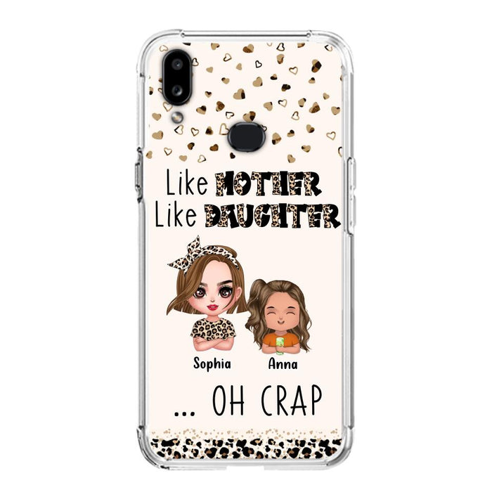 Custom Personalized Mother Phone Case - Mom With Upto 7 Children - Mother's Day Gift To Mom - Like Mother Like Daughter - Case For iPhone And Samsung